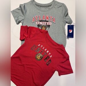 Atlanta united MlS Kids T-Shirt Set - Red & Gray